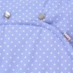 Демисезонный конверт автокресло Mammie лаванда - пуговицы