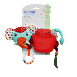 Игрушка-карман Слоник на коляску/кроватку Uviton