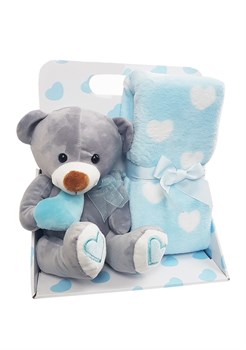 Подарочный набор Uviton Плед плюс Мишка (голубой) Подарочный набор Uviton Плед плюс Мишка (голубой)
