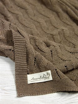 Детский вязаный плед Amarobaby Pure Love Волна 