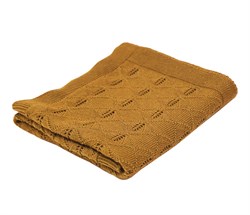 Детский вязаный плед Amarobaby Pure Love Колос Горчичный Детский вязаный плед Amarobaby Pure Love Колос Горчичный