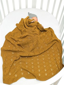 Детский вязаный плед Amarobaby Pure Love Колос  Детский вязаный плед Amarobaby Pure Love Колос