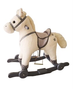 Лошадка-качалка Amarobaby Prime Белая