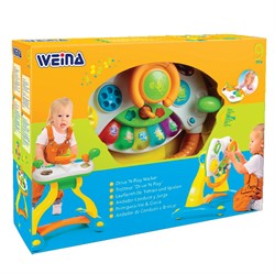 Развивающий игровой центр-ходунки Weina «Учимся водить и ходить» - фото 6777
