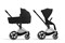 Cybex Priam IV 2 в 1 на раме Chrome Black - фото 7299 Cybex Priam IV 2 в 1 на раме Chrome Black - фото 7299